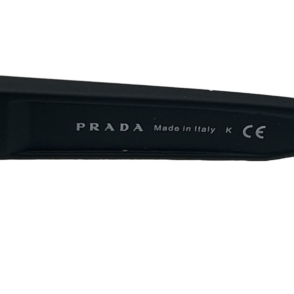 Prada Linea Rossa Sunglasses Style PS 08US Black Rubber & Silver Mirrored Size L - Picture 9 of 14